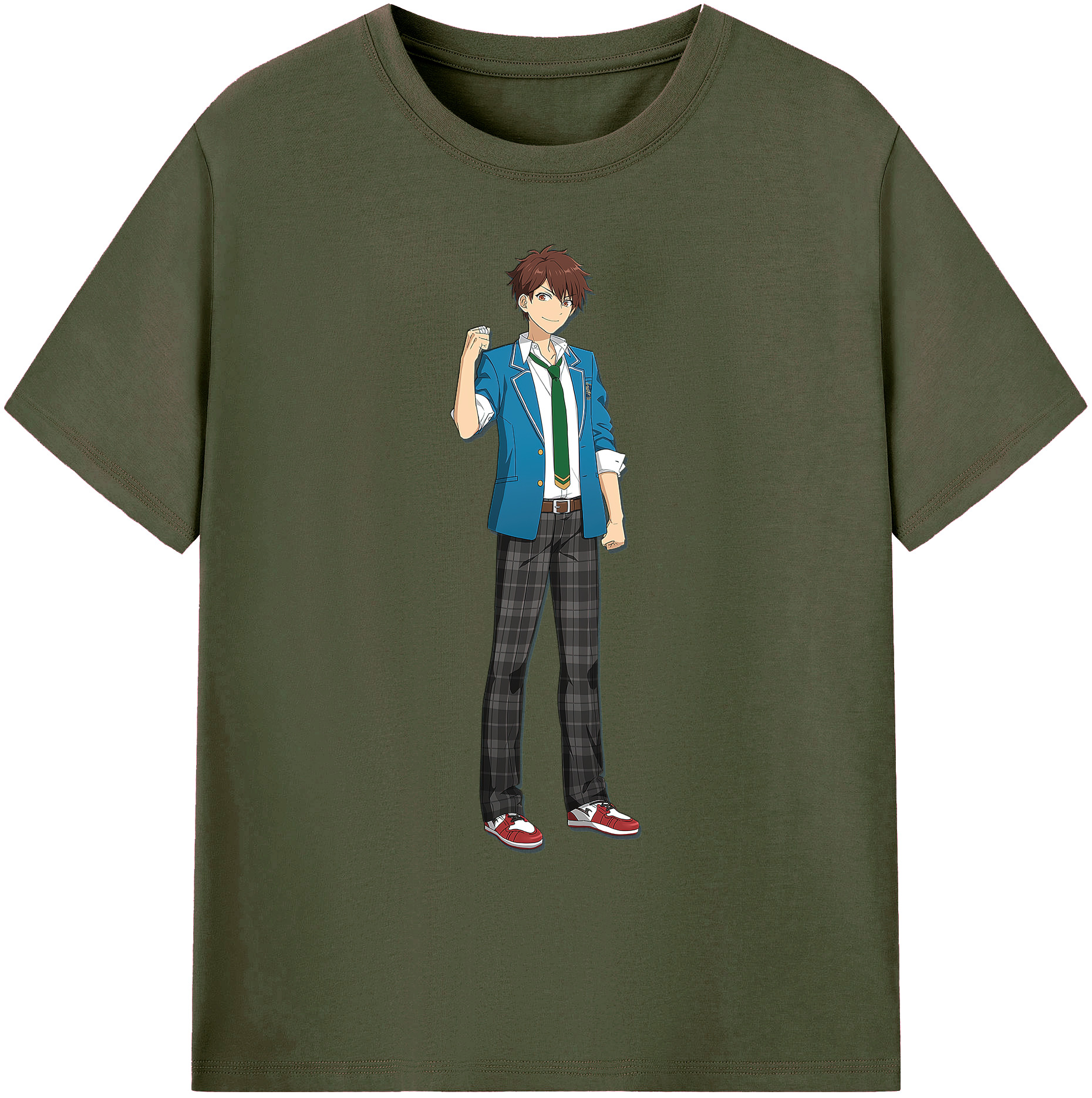 （画像用） あんさんぶるスターズ! Ensemble Stars 綿100％ メンズ半袖Tシャツ｜肌触りやわらか＆通気性